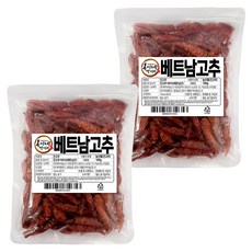 복이네먹거리 베트남 건고추, 100g, 2개