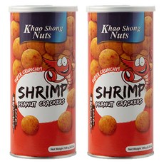 Khao Shong Nuts 蝦味花生脆果, 120g, 2罐