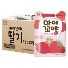 남양유업 아이꼬야 동결건조 과일칩 딸기, 12g, 8개