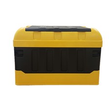 折疊式多功能箱, 75L, 黑+黃