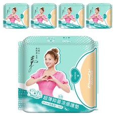 Sweetie 舒芯 超薄抑菌涼感加長護墊, 18cm, 16片, 5包