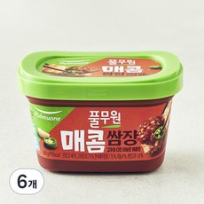 풀무원 매콤 쌈장 (냉장), 450g, 6개