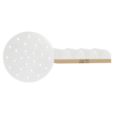 CLEAN 克林 氣炸鍋紙 蒸籠紙 烘焙紙 有孔 20cm 500個, 1包