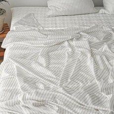 eightroom Huvis Duraron Air Line 涼感夏季單層薄被, 灰色