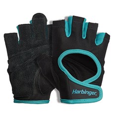 하빈져 파워 글러브 헬스장갑 양손세트 여성용, 블루, 1개