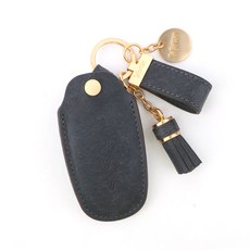 모런 4버튼 가죽 키케이스 골드 풀세트, 다크네이비, HK214