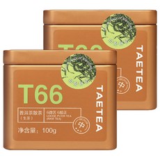 대익차 보이차 산차 T66 생차, 100g, 1개입, 2개