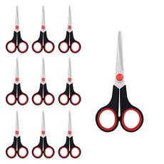 ABM 辦公用剪刀 中, 混合顏色, 10個