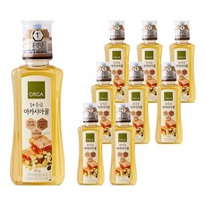 올가홀푸드 1+등급 아카시아꿀, 500g, 9개