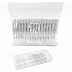 주현테크 스마일브러쉬 치간 칫솔 I형 M 그레이, 1.2mm, 50개입, 1개