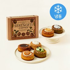 세렝게티커피 티그레 쿠키 6종 세트 375g + 쇼핑백 (냉동), 1세트