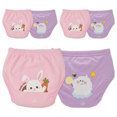 아가짱 프랜들리 6중 배변훈련팬티, 토끼, 구름, 3세트
