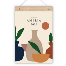 FUNYZ Amelia 2022 挂歷 + 木條, 單色, 1套