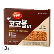 포스트 오곡코코볼바 4p, 132g, 3개