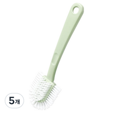 World Clean 粉彩圓頭運動鞋刷, 綠色, 5個
