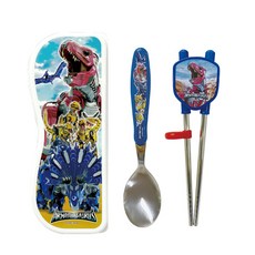 LE BARN 孩童龍甲合體湯匙+學習筷+收納袋組, 混色, 湯匙+學習筷+餐具盒