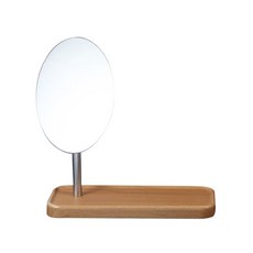 롱트레이 원목 탁상거울, 우드