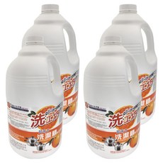 快克 洗潔精 小蘇打橘皮油, 4L, 4桶