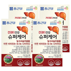 종근당 간건강 슈퍼케어, 30정, 4개