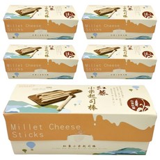 DJULIS 德朱利斯 台東紅藜小米起司棒, 63g, 5盒