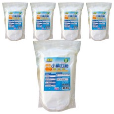 FRAGRANCE 優香 橘油小蘇打粉 天然清潔劑 橘子精油添加, 1.2kg, 5袋