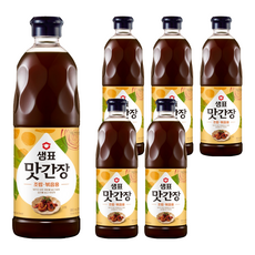 샘표 맛간장 조림볶음용, 860ml, 6개