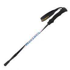 Homcaron EVA 手腕帶登山杖, 黑色 + 白色
