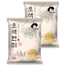엉클탁 오색현미, 4kg, 2개