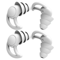 Tuarum 高級三塊耳塞白色, 2組, 2入