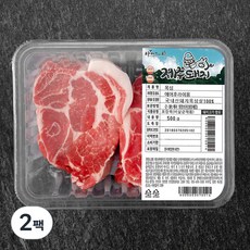 파머스팩 한돈 제주돼지 목심 에어프라이어용 (냉장), 500g, 2팩