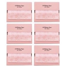 VARUZA 吸油麵紙補充包 櫻花, 100枚入, 6個