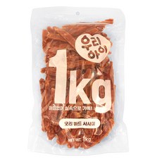 데이스포 강아지 우리아이 건조 간식, 오리하드사사미, 1kg, 1개 오리하드사사미, 1kg, 1개