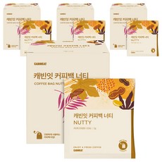CABINEAT 浸泡式咖啡包 堅果風味, 12g, 7包, 4組