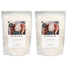 Hanuk 全黑麥粉, 400g, 2個