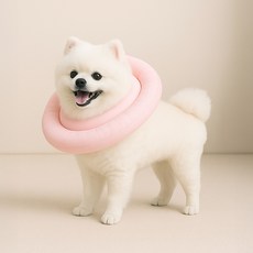 Leto 狗狗貓咪頸圈 防水超輕量 大型犬小型犬, 粉紅色, 1個