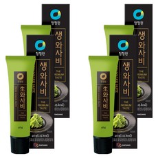 청정원 생와사비, 40g, 4개