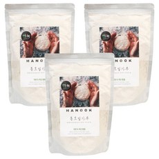 Hanuk 全黑麥粉, 400g, 3個