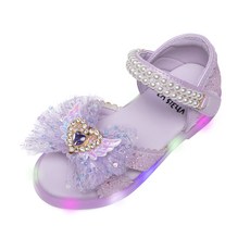 LA STELLA 女童款 Catch Heart LED涼鞋