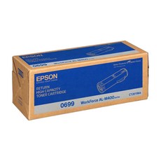 EPSON 原廠高容量碳粉匣列印張數 23700張 0699 C13S050699 M400, 黑色, 1個