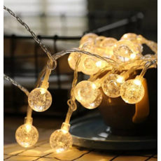 나스카피 감성캠핑 LED 투명선 줄전구 40구, 버블, 1개