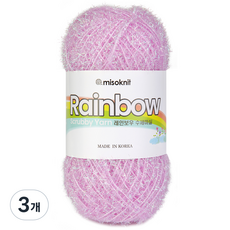 misoknit 彩虹菜瓜布毛線 80g, 3個, 27 淺紫色