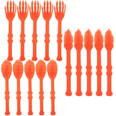 萬聖節餐具湯匙 + 叉子 + 刀子 3件組, 紅色, 5套