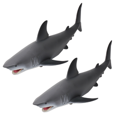動物圖硬材料輪鯊魚, 2個
