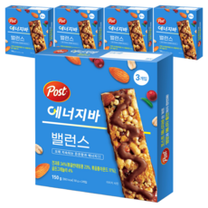 포스트 에너지바 밸런스 3p, 150g, 5개