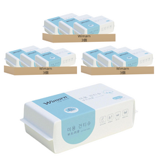 Wimarn 韓國洗臉巾 大(20 x 20cm), 珍珠紋 白色, 9個