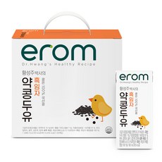 이롬 황성주 약콩두유 흑임자, 190ml, 20개