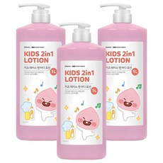베비언스 리틀카카오프렌즈 키즈 페이스 앤 바디 로션, 1L, 3개