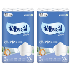 Jalpulijip 棉皮卷衛生紙 27m, 30捲, 2袋