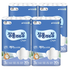 all'swell Cotton Feel捲筒衛生紙 27m, 30入, 4個