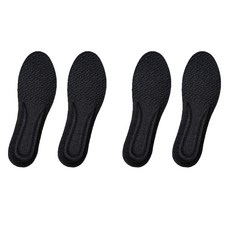 깨비다 부스트 메모리폼 기능성 깔창 블랙 양발 세트, 2세트